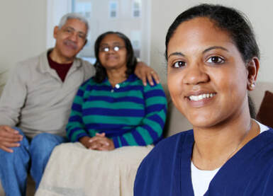 Professional nurses provide quality care for elderly patients